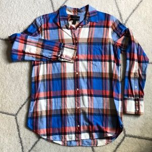 J. Crew Pacey plaid Boy shirt